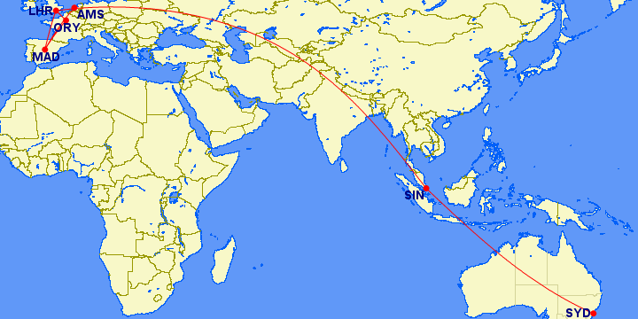An Epic Mileage Run – Flying to both Sydney and Singapore, twice in 14 days