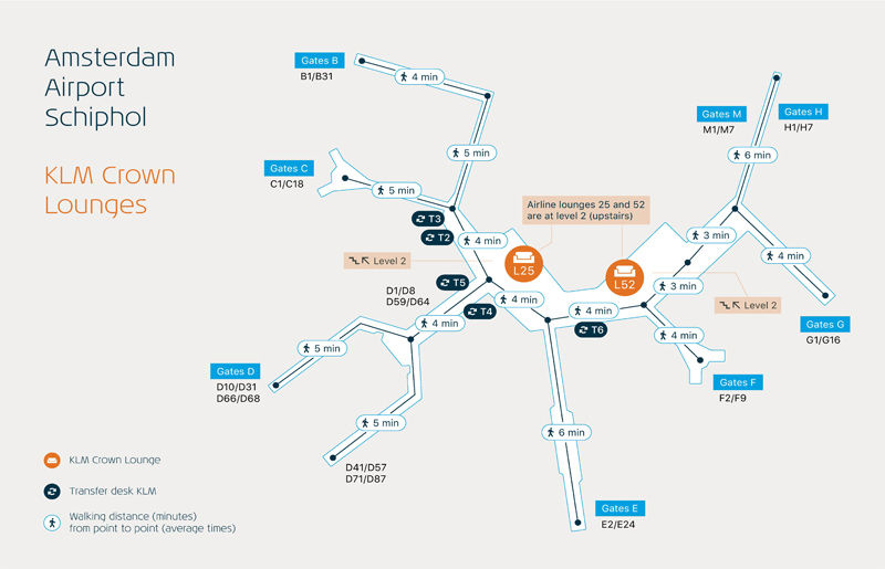 Klm Schiphol Terminal Map Klm Crown Lounge (Number 52) At Amsterdam (Ams) Schiphol: Non-Schengen –  Culture, Food And Travel Blog