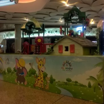 Children playground (Rainbow kids play area) at Mumbai International Airport