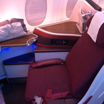 Qatar Airways Doha (DOH) to Tokyo (HND) in Business Class on their A350