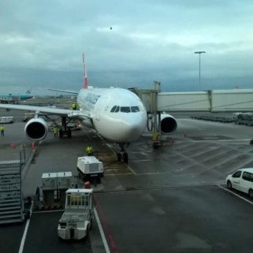 Turkish Airlines Amsterdam (AMS) to Istanbul (IST) in Business Class on A330