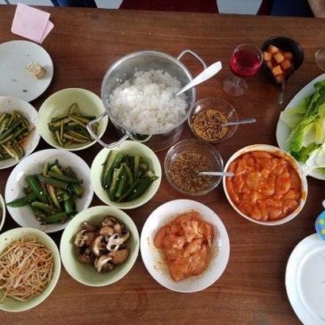 A quick way to prepare a Korean barbeque (BBQ) at home