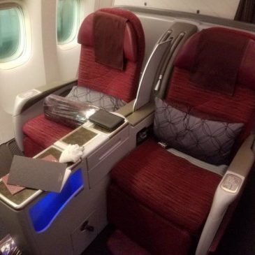 Qatar Airways Doha (DOH) to Brussels (BRU) in Business Class on B777