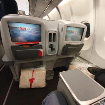 Avianca (AV) in business class from New York (JFK) to Bogota (BOG) on A330