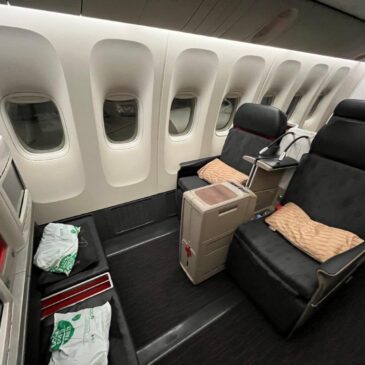Turkish Airlines Istanbul (IST) to Hanoi, Vietnam (HAN) 777 business class