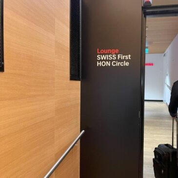 Swiss First lounge in Terminal A