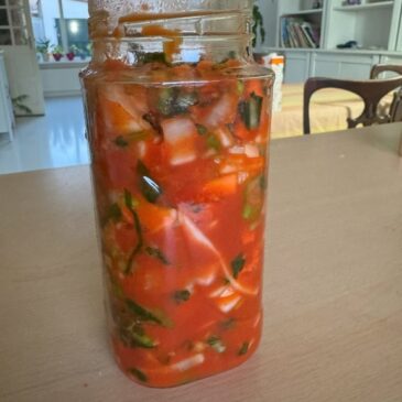 Easy Korean Kimchi with Radish & Gochujang